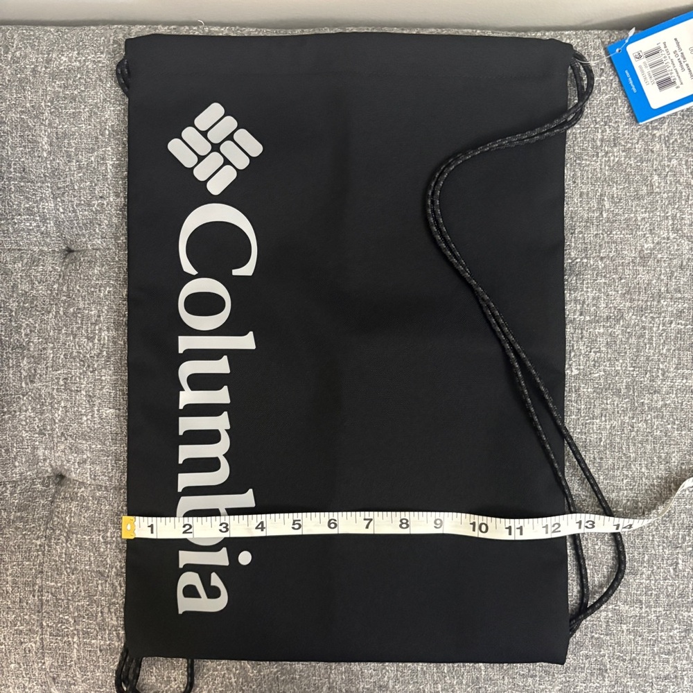 Columbia Black Drawstring Backpack NWT - image 2